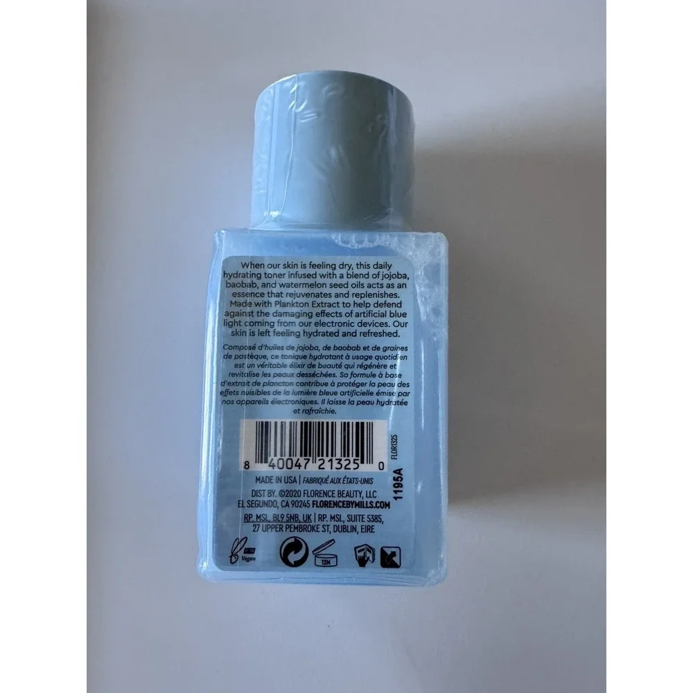 New FLORENCE BY MILLS Spotlight Toner Series Episode 4:Soak It In 6.26 oz Blue